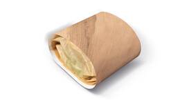 Snacktasche für Burger &amp;amp; Co, Kraftpapier braun, Motiv: &amp;quot;Holzoptik&amp;quot;, B 360 mm x L 260 mm, braun, fettdicht: Ja, A-Nr.: 96508 - 01