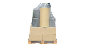 Schrumpfhaube, LDPE, 100 my, 1.250 + 2 x 425 SF x 1.500 mm, transparent, A-Nr.: 00174 - 01