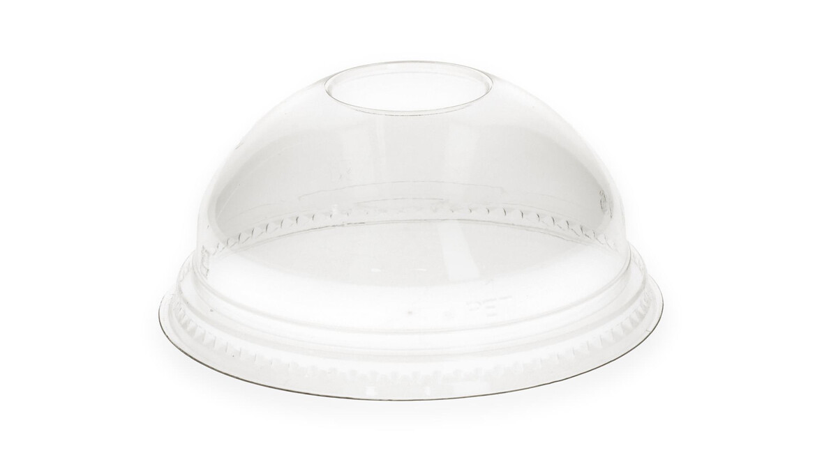 Domdeckel, Ø 95 mm, 38 mm, RPET, transparent, VERIVE, A-Nr.: 14093 - 01