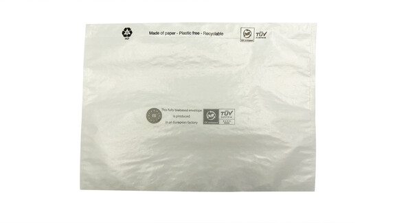 Dokumentenschutztasche C5, Pergaminpapier/Kraftpapier 115 g/m², B 240 mm x L 172 mm, Innenmaß: B 228 mm x L 165 mm, transluzent, Querformat, mit Adhäsionsverschluss, Lasche separat, kunststofffrei, lose, A-Nr.: 13899 Dokumentenschutztasche C5, Pergaminpapier/Kraftpapier 115 g/m², B 240 mm x L 172 mm, Innenmaß: B 228 mm x L 165 mm, transluzent, Querformat, mit Adhäsionsverschluss, Lasche separat, kunststofffrei, lose, A-Nr.: 13899 - 01