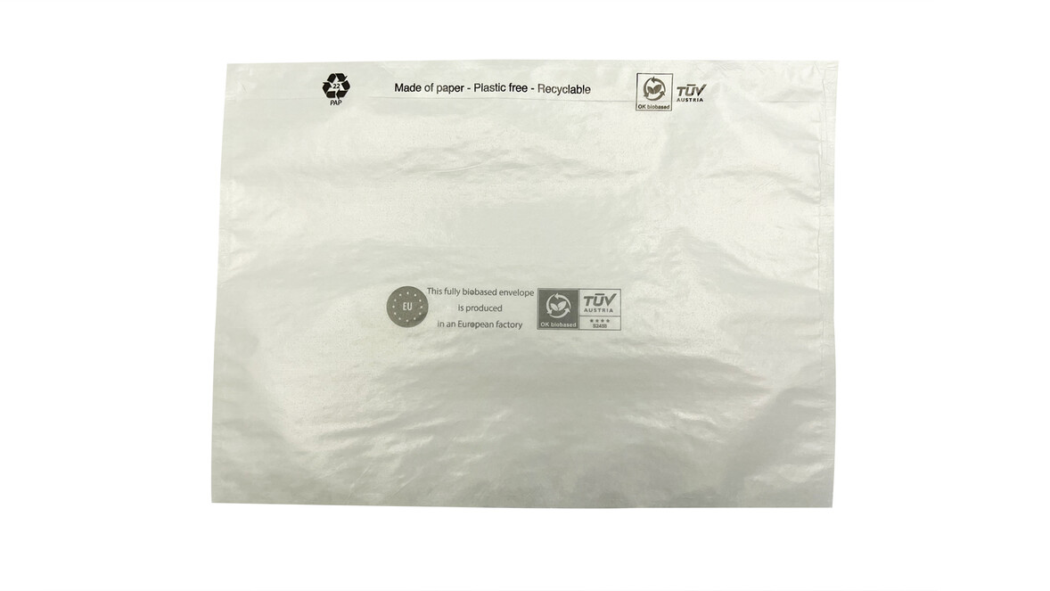 Dokumentenschutztasche C5, Pergaminpapier/Kraftpapier 115 g/m², B 240 mm x L 172 mm, Innenmaß: B 228 mm x L 165 mm, transluzent, Querformat, mit Adhäsionsverschluss, Lasche separat, kunststofffrei, lose, A-Nr.: 13899 Dokumentenschutztasche C5, Pergaminpapier/Kraftpapier 115 g/m², B 240 mm x L 172 mm, Innenmaß: B 228 mm x L 165 mm, transluzent, Querformat, mit Adhäsionsverschluss, Lasche separat, kunststofffrei, lose, A-Nr.: 13899 - 01