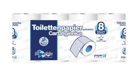 Toilettenpapier Kleinrolle ECO GREEN, T4, 2-lagig, weiß, Recyclingmaterial, 64 Rollen/Karton, A-Nr.: 16001 - 01