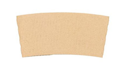 Sleeve für Coffee to go Becher, 112 x 20 x 51 mm, Kraftpapier, braun, Prime Source, A-Nr.: 16817 - 01