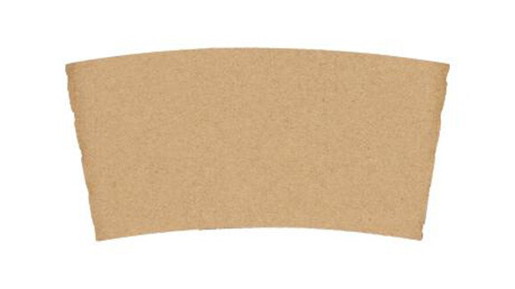 Sleeve für Coffee to go Becher, 90 x 120 x 60 mm, Kraftpapier, braun, Prime Source, A-Nr.: 16816 - 01