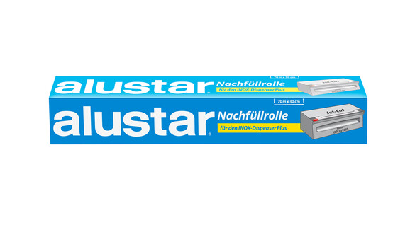 Alufolie Alustar Refill für Jet-Cut Inox, 300 mm Rollenbreite, 70 lfm, A-Nr.: 16712 - 01