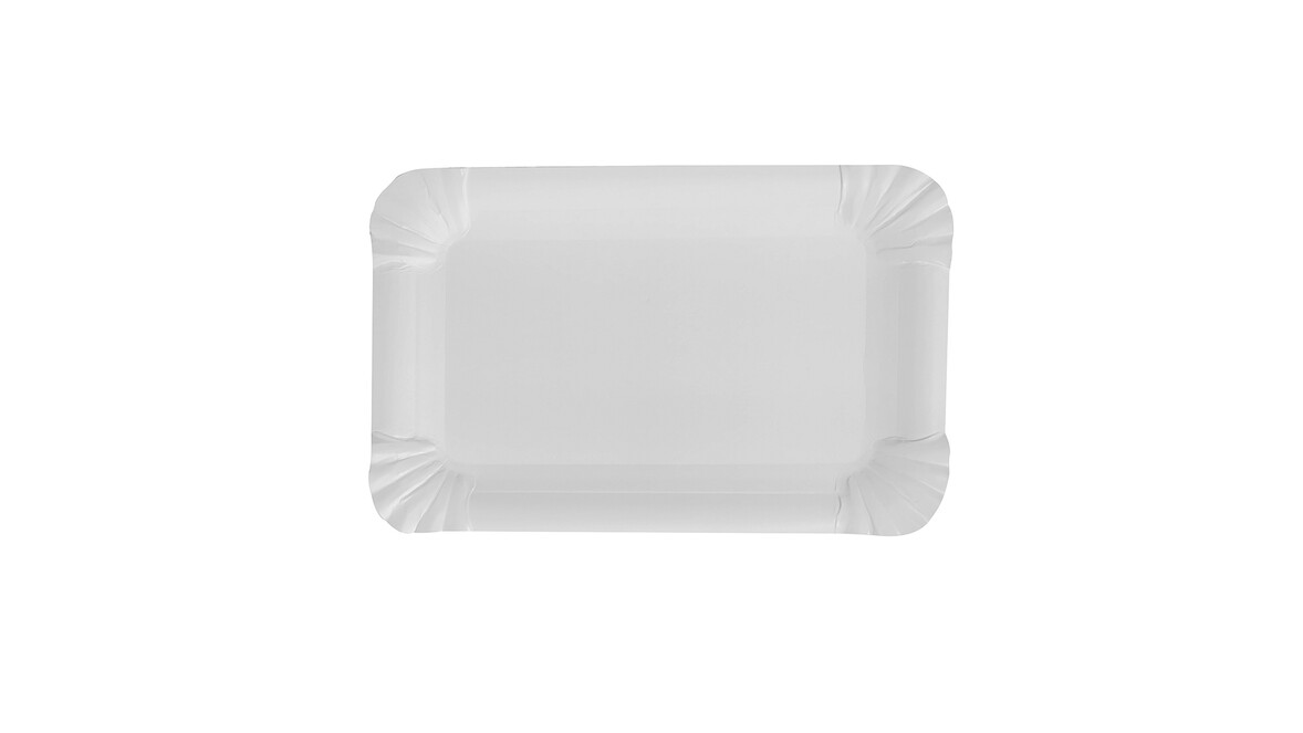 Pappteller, 90 x 150 mm, Frischfaser, A-Nr.: 16924 - 01