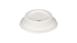 Deckel für Coffee to go, Bagasse, Ø 80 mm, weiß, A-Nr.: 10882 - 01