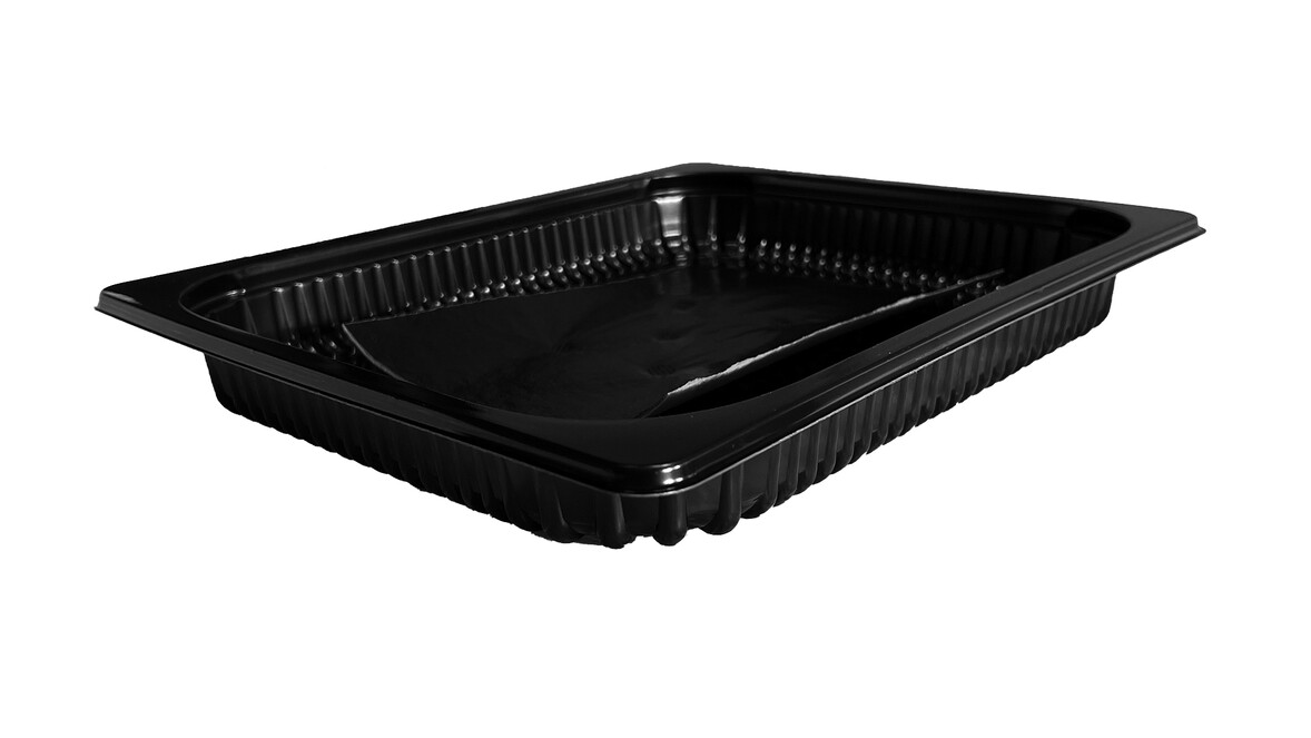 1/2 Gastroschale MAP/S, 3.815 ml, PP, 325 x 265 x 60 mm, schwarz, mit Rippen, inkl. Saugeinlage ES 2500 schwarz, A-Nr.: 15915 1/2 Gastroschale MAP/S, 3.815 ml, PP, 325 x 265 x 60 mm, schwarz, mit Rippen, inkl. Saugeinlage ES 2500 schwarz, A-Nr.: 15915 - 01