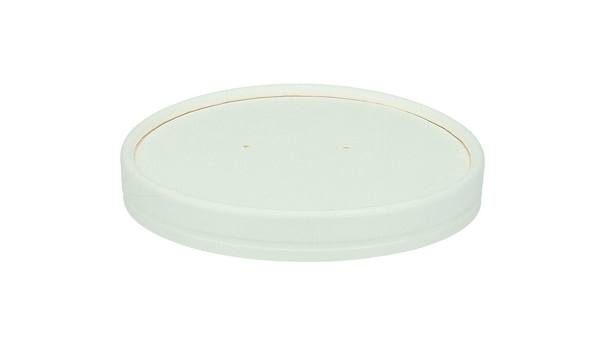 Stülpdeckel, Ø 96 mm, Kraftpapier/PLA, weiß, VERIVE, A-Nr.: 11538 Stülpdeckel, Ø 96 mm, Kraftpapier/PLA, weiß, VERIVE, A-Nr.: 11538 - 01