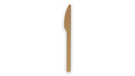 Mehrweg-Messer, 181 x 18 x 4 mm, Verbundstoff aus Holzfasern/PLA, natur, VERIVE, A-Nr.: 14921 - 01