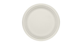 Einwegteller, Bagasse, Ø 261 mm, 20,6 mm, weiß, A-Nr.: 95093 - 01