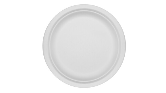 Einwegteller, Bagasse, Ø 261 mm, 20,6 mm, weiß, VERIVE, A-Nr.: 16530 - 01