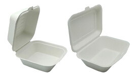 Menübox to go VERIVE, Bagasse, rechteckig, ungeteilt, A-Nr.: 16972 - 01