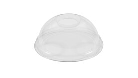 Domdeckel, Ø 95 mm, 40 mm, RPET, transparent, VERIVE, A-Nr.: 16853 - 01