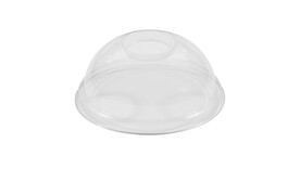 Domdeckel, Ø 95 mm, 40 mm, RPET, transparent, VERIVE, A-Nr.: 16853 - 01