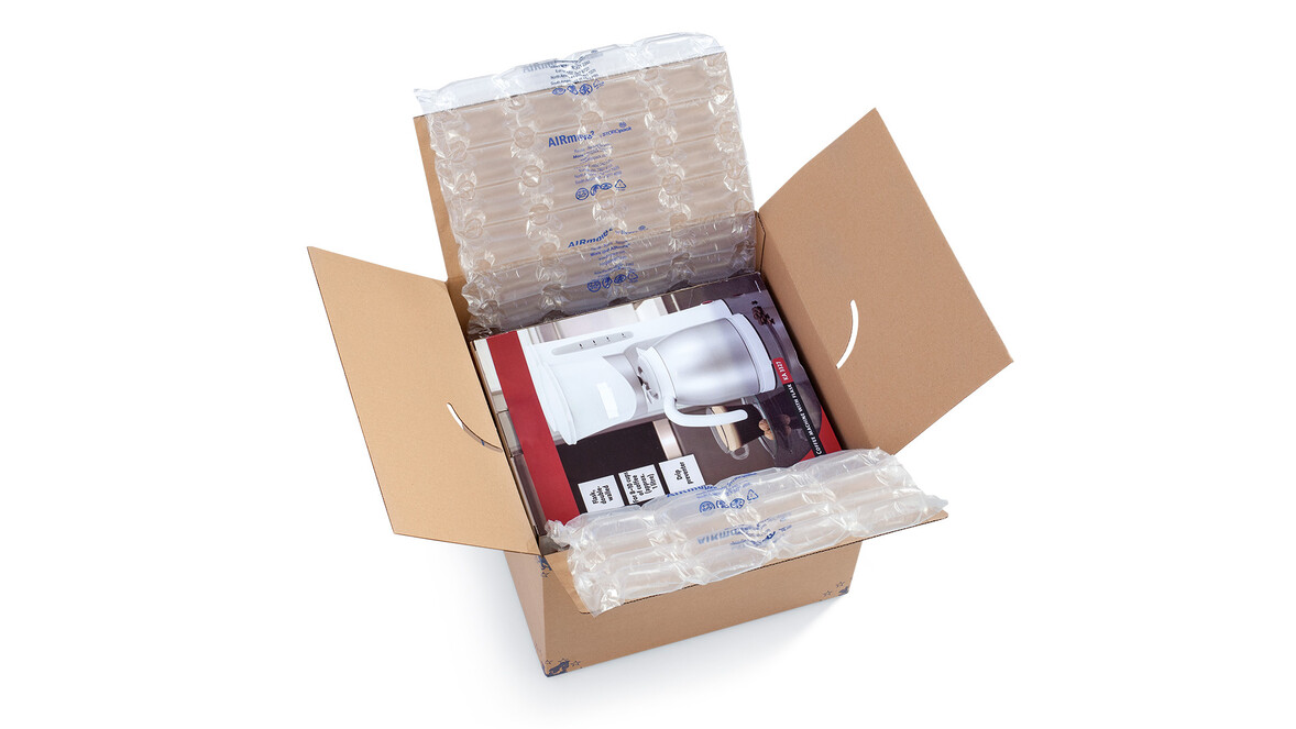 Luftpolsterfolie Cushion "M" für AIRmove 2, HDPE, 400 mm x 435 lfm, A-Nr.: 18000 Luftpolsterfolie Cushion "M" für AIRmove 2, HDPE, 400 mm x 435 lfm, A-Nr.: 18000 - 01