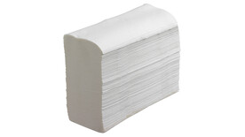 Falthandtuch Kimberly-Clark Scott®Multifold 3749, M-Falz, 1-lagig, weiß, Papier, 4.000 Stk./Sack, A-Nr.: 18292 - 01