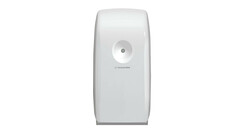 Lufterfrischungsgerät Kimberly-Clark Aquarius 6994, L 21,2 cm x B 12,5 cm x H 8,7 cm, weiß, automatische Ausgabe per Sensor, batteriebetrieben, Verschlussart: Schlüssel und Druckknopf, A-Nr.: 18244 - 01
