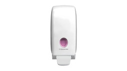 Seifenspender Scott® Control Aquarius™ 6948, L 23,5 cm x B 11,6 cm x H 11,4 cm, weiß, manuelle Entnahme, Verschlussart: Schlüssel und Druckknopf, A-Nr.: 18295 - 01