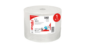 Papierwischtücher Großrolle Kimberly-Clark WypAll® L10 Jumbo Xtra 7202, 1-lagig, weiß, A-Nr.: 18240 - 01