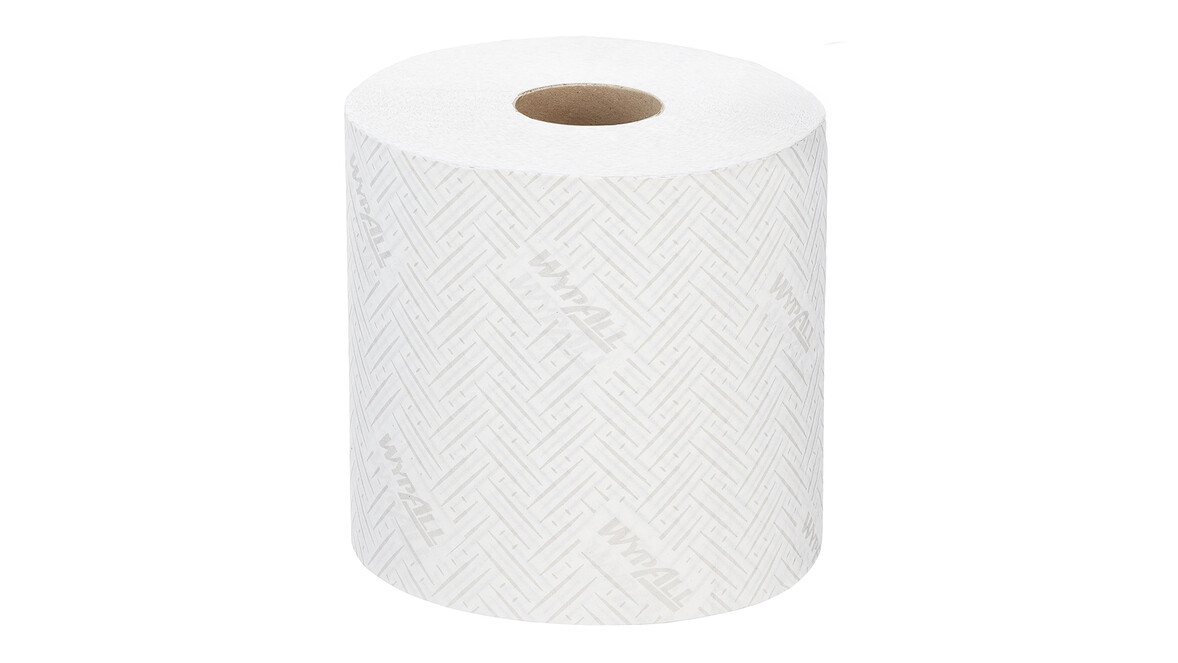 Papierwischtücher Kimberly-Clark WypAll® L10 General Clean 7406, 1-lagig, weiß, 6 Rollen/Karton, A-Nr.: 18290 - 01