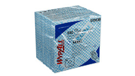 Reinigungstuch Kimberly-Clark WypAll® X80 Plus Critical Clean 19139, viertelgefaltet, blau, 240 Stk./Karton, A-Nr.: 18297 - 01