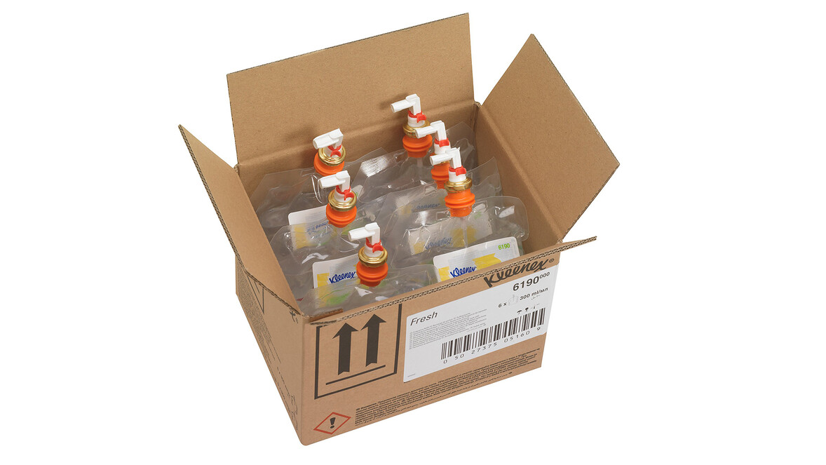 Lufterfrischer Fresh Nachfüllpack Kimberly-Clark Kleenex® 6190 300 ml, transparent, VPE: 6 Stk./Karton, A-Nr.: 18241 - 02