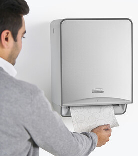 Kimberly-Clark Professional™ - Einzelblattausgabe für kontrollierten Verbrauch und reduzierte Abfallmenge