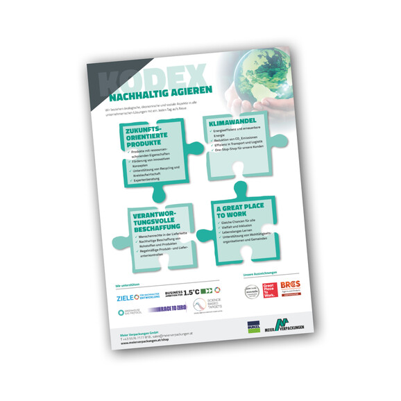 Nachhaltigkeitskodex - Meier Verpackungen, Member of the Bunzl Group Nachhaltigkeitskodex - Meier Verpackungen, Member of the Bunzl Group