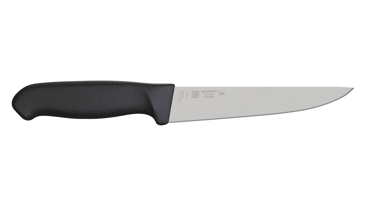 Universal-/Zerlegemesser MORAKNIV FL6-PUG, 161 mm Klingenlänge, schwarz, A-Nr.: 19622 - 01