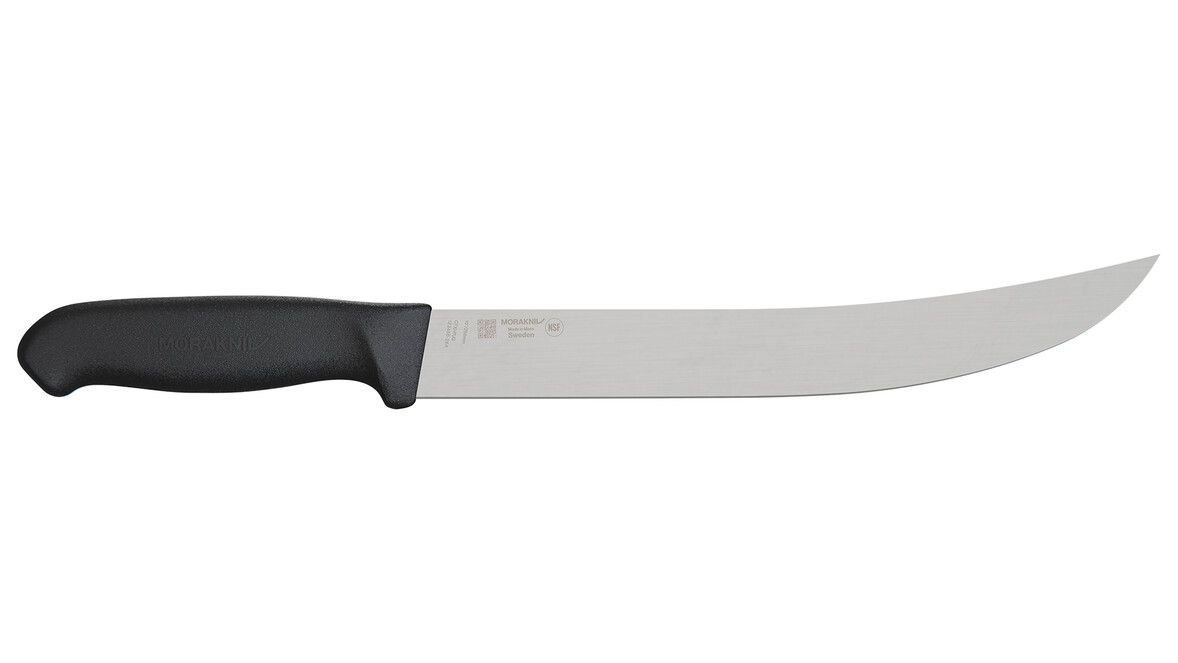Zuschneide- und Zerlegemesser MORAKNIV CT10-PUG, 256 mm Klingenlänge, schwarz, gebogen, A-Nr.: 19633 - 01