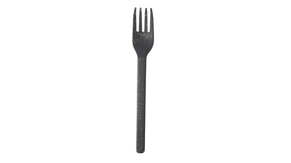 Mehrweg-Gabel, 181 x 26 x 10 mm, Verbundstoff aus Holzfasern/PLA, grau, VERIVE, A-Nr.: 19703 - 01