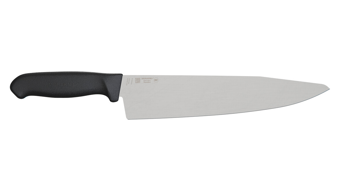 Kochmesser MORAKNIV CH10-PUG, 257 mm Klingenlänge, schwarz, steif, A-Nr.: 19926 - 01