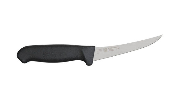 Ausbeinmesser schmal MORAKNIV NCB5MF-PUG, 133 mm Klingenlänge, schwarz, gebogen, semi-flexibel, A-Nr.: 19955 - 01