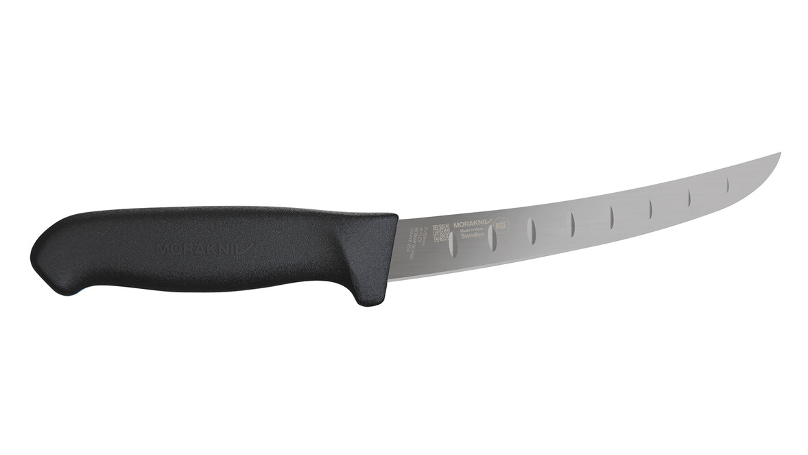 Ausbeinmesser breit MORAKNIV WCB6MF SC-PUG, 159 mm Klingenlänge, schwarz, gebogen, semi-flexibel, A-Nr.: 19961 Ausbeinmesser breit MORAKNIV WCB6MF SC-PUG, 159 mm Klingenlänge, schwarz, gebogen, semi-flexibel, A-Nr.: 19961 - 01