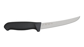Ausbeinmesser breit MORAKNIV WCB6MF-PUG, 159 mm Klingenlänge, schwarz, gebogen, semi-flexibel, A-Nr.: 19979 - 01