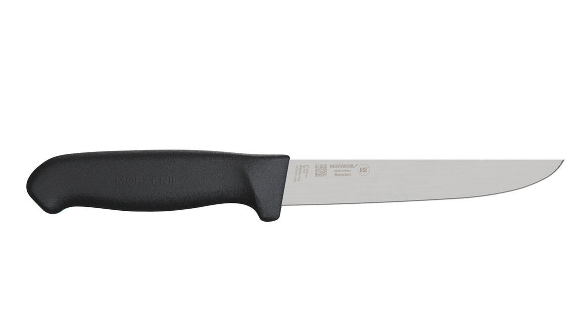 Ausbeinmesser breit MORAKNIV WSB6S-PUG, 151 mm Klingenlänge, schwarz, gerade, steif, A-Nr.: 19999 Ausbeinmesser breit MORAKNIV WSB6S-PUG, 151 mm Klingenlänge, schwarz, gerade, steif, A-Nr.: 19999 - 01
