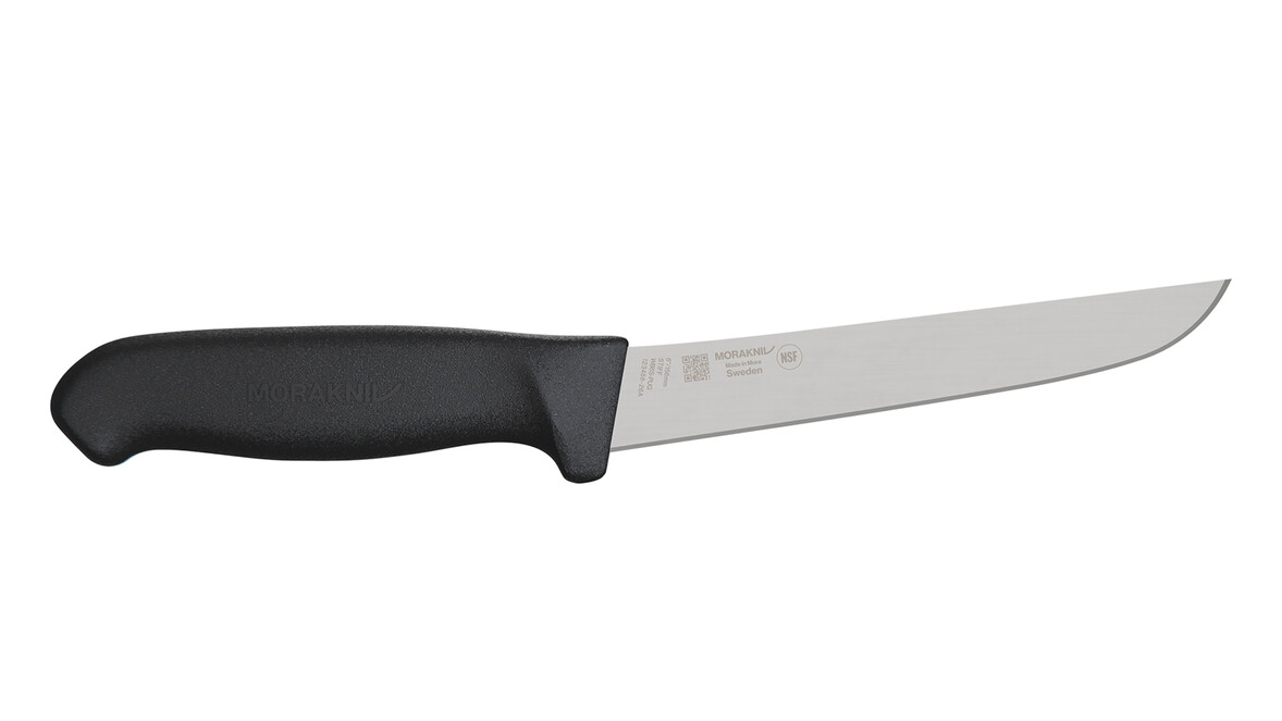 Ausbeinmesser breit MORAKNIV WB6S-PUG, 156 mm Klingenlänge, schwarz, steif, A-Nr.: 20012 Ausbeinmesser breit MORAKNIV WB6S-PUG, 156 mm Klingenlänge, schwarz, steif, A-Nr.: 20012 - 01