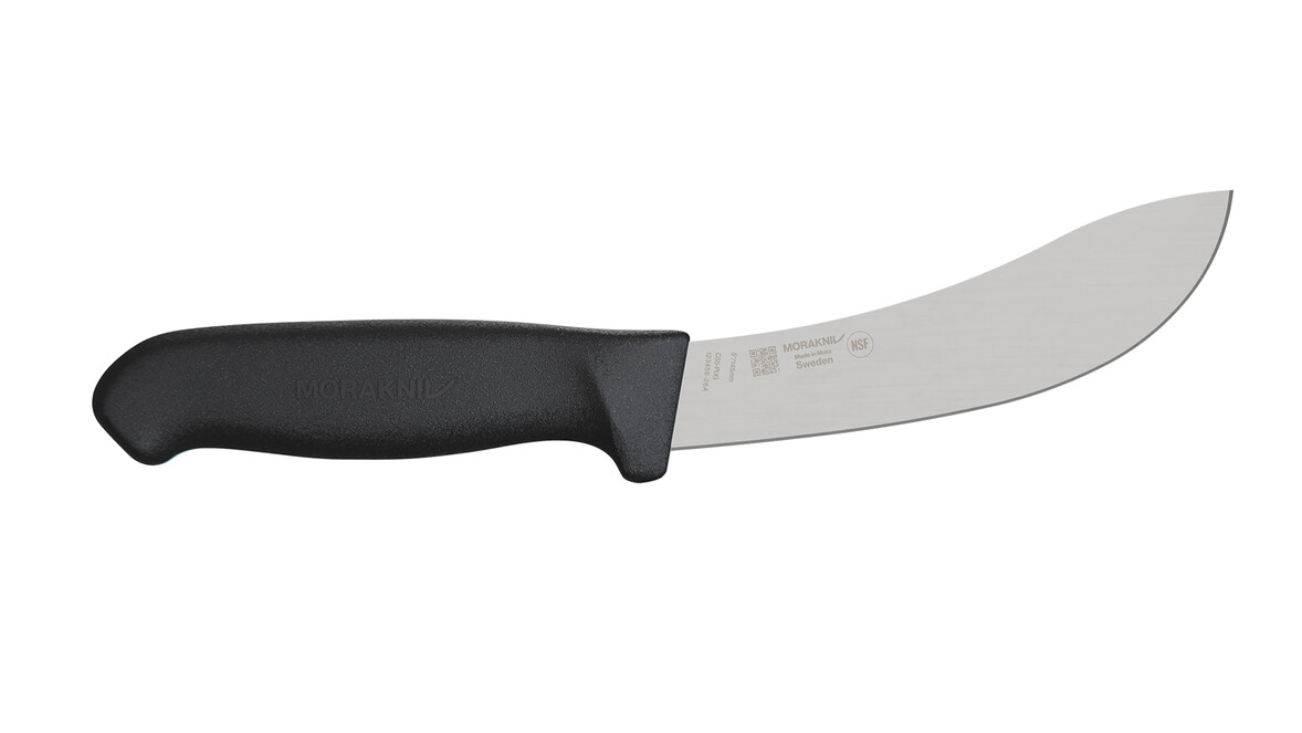 Häutemesser MORAKNIV CS5-PUG, 145 mm Klingenlänge, schwarz, gebogen, A-Nr.: 20015 Häutemesser MORAKNIV CS5-PUG, 145 mm Klingenlänge, schwarz, gebogen, A-Nr.: 20015 - 01