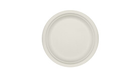 Einwegteller, Bagasse, Ø 180 mm, 18 mm, weiß, A-Nr.: 95091 - 01