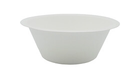 Menüschale to go, 950 ml, Bagasse, Ø 175 mm, 67 mm, weiß, A-Nr.: 95097 - 01