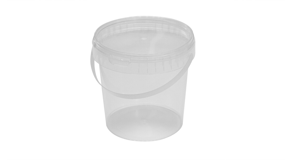 Becher mit Originalitätsverschluss mit Deckel im Kombipack, 1.180 ml, Ø 133 mm, 130 mm, PP, transparent, A-Nr.: 83128 - 01